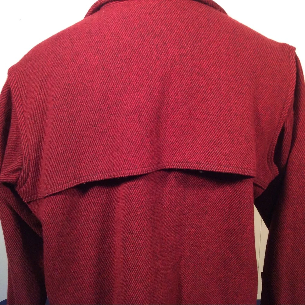 Men's Red Wool Jacket - Picture 4 of 10